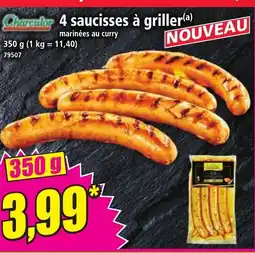 Norma CHARCALOR 4 saucisses à griller offre