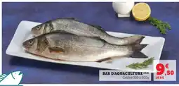 Super U Bar d'aquaculture offre