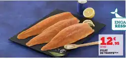 Super U Filet de truite offre