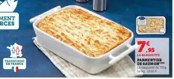 Super U Parmentier de saumon offre
