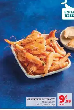 Super U Crevettes cuites offre