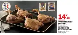 Super U Cuisse de canard confite offre