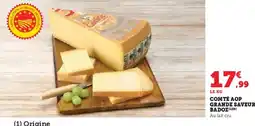 Super U Comté aop grande saveur badoz offre