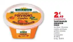 Super U Tartinables premium food offre