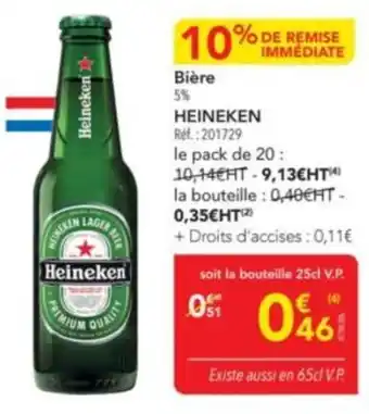METRO HEINEKEN Bière offre
