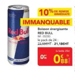METRO RED BULL Boisson énergisante offre
