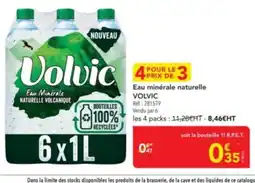 METRO VOLVIC Eau minérale naturelle offre