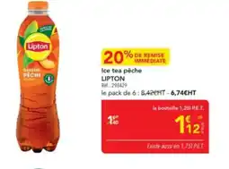METRO LIPTON Ice tea pêche offre