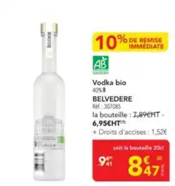 METRO BELVEDERE Vodka bio 40% 8 offre