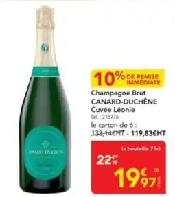 METRO CANARD-DUCHÊNE Champagne Brut Cuvée Léonie offre