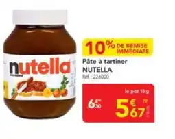 METRO NUTELLA Pâte à tartiner offre