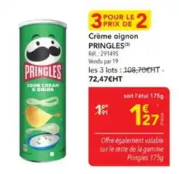 METRO PRINGLES Crème oignon offre