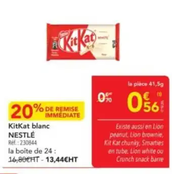 METRO NESTLÉ KitKat blanc offre