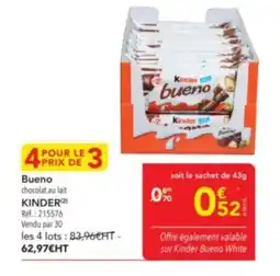 METRO KINDER Bueno offre