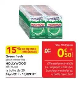 METRO HOLLYWOOD Green fresh offre