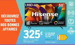 E.Leclerc HISENSE Tv led 50A6N 50" (pouces) offre