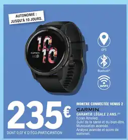 E.Leclerc GARMIN Montre connectée venus 2 offre