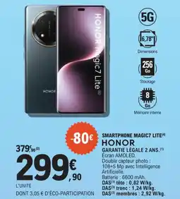 E.Leclerc HONOR Smartphone magic 7 lite offre