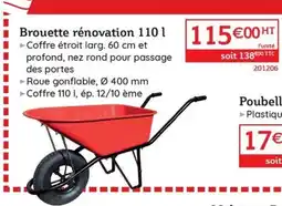 Quéguiner Brouette rénovation 1101 offre