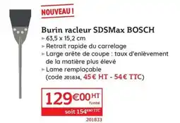 Quéguiner BOSCH Burin racleur SDSMax offre