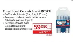 Quéguiner BOSCH Forest Hard Ceramic Hex-9 offre