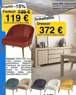 KREABEL Fauteuil offre