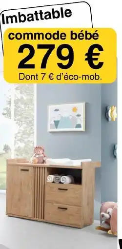 KREABEL Commode bébé offre