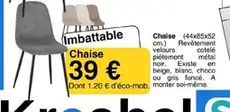 KREABEL Chaise offre