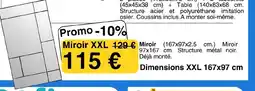 KREABEL Miroir XXL offre