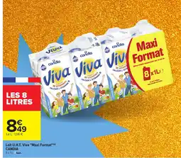 Carrefour CANDIA Lait U.H.T Viva Maxi Format offre