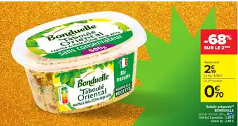 Carrefour BONDUELLE Salade préparée offre