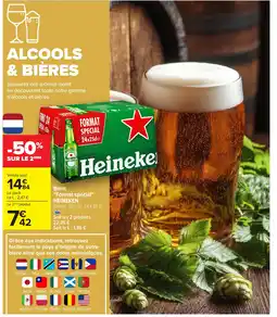 Carrefour HEINEKEN Bière Format spécial offre