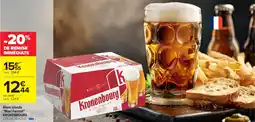 Carrefour KRONENBOURG Bière blonde Maxi Format offre