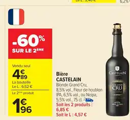 Carrefour CASTELAIN Bière offre