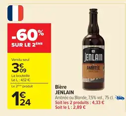 Carrefour JENLAIN Bière offre