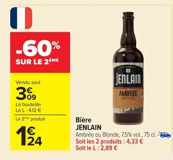 Carrefour JENLAIN Bière offre