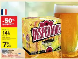Carrefour DESPERADOS Bière aromatisée offre