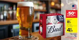 Carrefour BUD Bière blonde offre