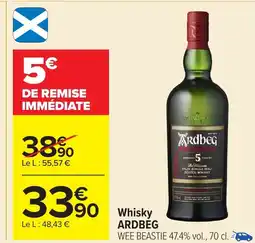 Carrefour ARDBEG Whisky offre