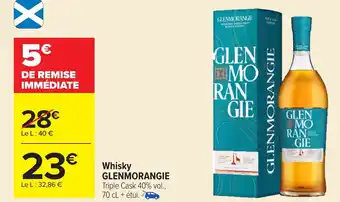 Carrefour GLENMORANGIE Whisky offre