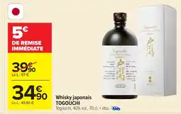 Carrefour TOGOUCHI Whisky japonais offre