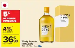 Carrefour NIKKA DAYS Whisky Japonais offre