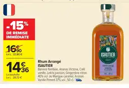 Carrefour ISAUTIER Rhum Arrangé offre