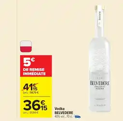 Carrefour BELVEDERE Vodka offre