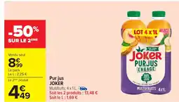 Carrefour JOKER Pur jus offre