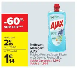 Carrefour AJAX Nettoyant Ménager offre