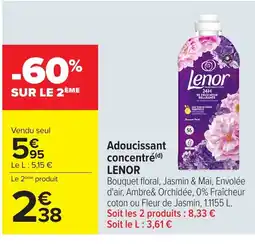 Carrefour LENOR Adoucissant concentré offre