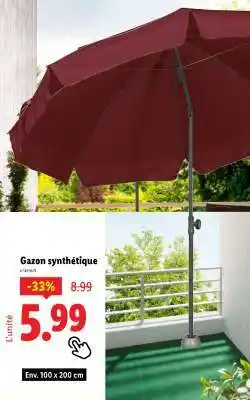 Lidl Gazon synthétique offre