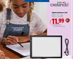 Tablette lumineuse à LED