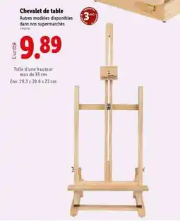 Lidl Chevalet de table offre